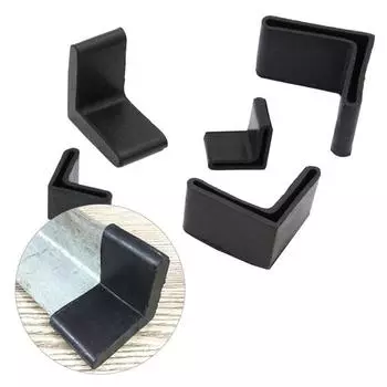 Носки, 1 шт., железная заглушка, резиновая мебельная крышка для ножек, L-образный угол, треугольник, домашний декор, самостоятельный стол