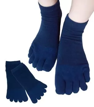 Носки Chica Hurra Navy, 5 пальцев, простые, до щиколотки, синие, эластичные, до щиколотки, см, функциональные, красивые, эластичные, длина до щиколотки 24, для взрослых тёмно-синий