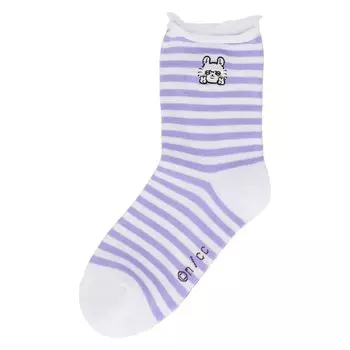 Носки Chikawa Hachiware Flying Squirrel Sea Otter Shisa One Point Embroidery Border Pattern Socks Ladies Character 03197003 Flying