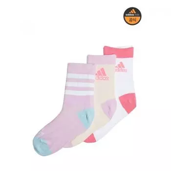 Носки детские Adidas, комплект из 3 пар носков Ij8268 XXL(190~210mm)