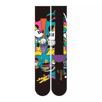 Носки Disney Nostalgica High Socks Mickey Minnie Space Black DS2113NJ &