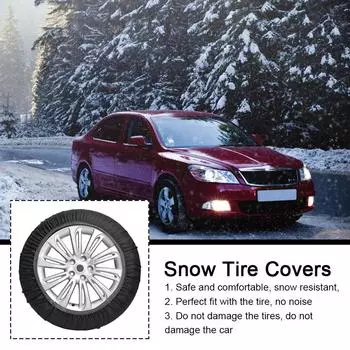 Носки для автомобильных шин, зимние носки для колес, внедорожные шины, зимние носки для колес автомобилей, подходящие для езды по городу и за его пределами, простая сборка G3A9