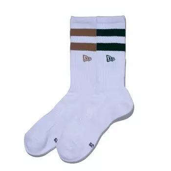Носки для бега EMB Crew Socks 2 пары, набор 14109990, белые [New Era]