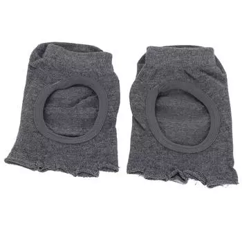 Носки для йоги без пальцев, женские нескользящие носки для йоги, аксессуары для ухода за ногами для танцев