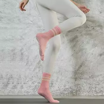 Носки для йоги Нескользящие Профессиональные Женские Носки с пальцами Носки для дома для взрослых Нескользящие носки для йоги Носки для пилатеса New powder