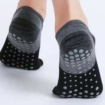 Носки для йоги с пятью пальцами, силиконовые противоскользящие хлопковые носки для пилатеса, женские дышащие носки с открытой спиной для спортзала, фитнеса, бега, танцев, спортивные носки