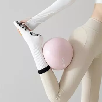 Носки для йоги женские силиконовые нескользящие носки для пилатеса в помещении, подходящие по цвету хлопковые профессиональные носки для спортзала, фитнеса, танцев, спорта