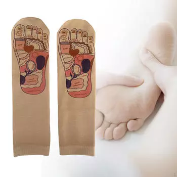 Носки для массажа ног, удобные мягкие рефлексотерапевтические носки для взрослых, женщин и мужчин 30cm_No Point Pen