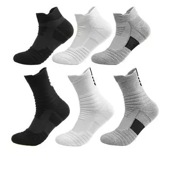 Носки для мячей, мужские утолщенные махровые носки с махровой подошвой, элитные носки средней длины, высокие носки для бега и отдыха на открытом воздухе, спортивные носки average size