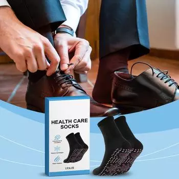 Носки для ухода за здоровьем Носки для ухода за здоровьем От усталости Боль в ногах Способствуют циркуляции крови Материал, благоприятный для кожи One Size