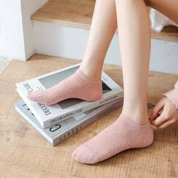 Носки для женщин для девочек хлопковые удобные носки по щиколотку женские носки тапочки носки-лодочки хаки