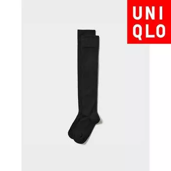 Носки до колена Uniqlo Japan Heattech 09 BLACK/2426