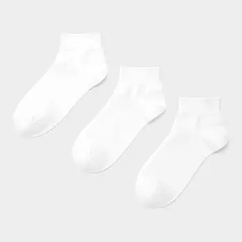 Носки Gu By Uniqlo Ankle Socks 3p 01 OFF WHITE/ONE SIZE