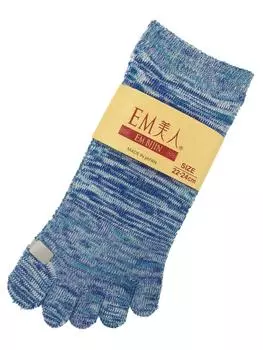 Носки EM Beauty с 5 пальцами, короткие, LS0551, Sora, женские, 22-24