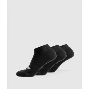 Носки GYMSHARK до щиколотки, 3 шт., черные I2A3B BBBB S