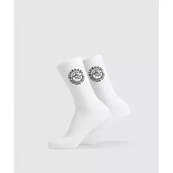 Носки GYMSHARK Legacy Crew, 2 шт., белые I2A1Z WBBM S