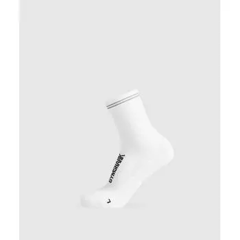 Носки Gymshark Mid для бега белые I3a1i Wb57 S