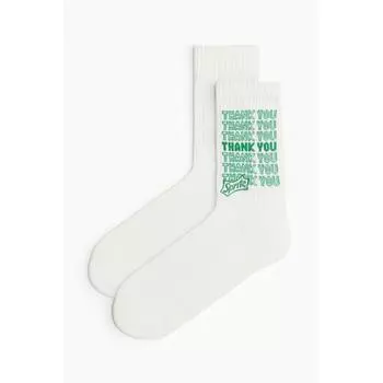 Носки HM design белые спрайт