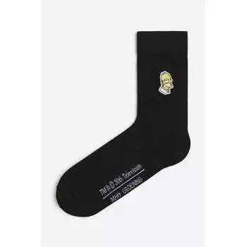 Носки HM design черные The Simpsons Family