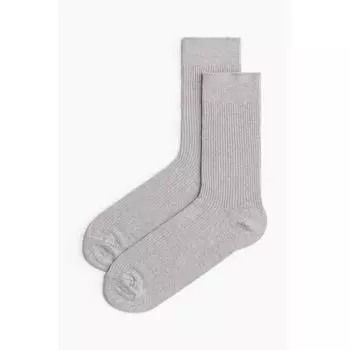 Носки HM Rib Knit светло-серые 3739