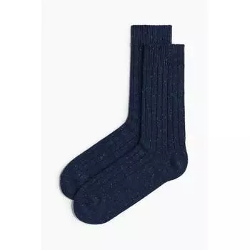 Носки HM Rib Knit, темно-синие 3739