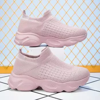 Носки и обувь детские летние новые сетчатые кроссовки для бега с дышащей мягкой подошвой повседневная обувь взрывные студенты 29