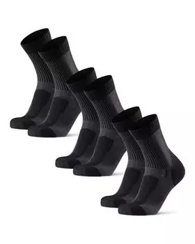 Носки из мериносовой шерсти Light Crew Socks Mountain 1 пара, набор 3 [DANISH ENDURANCE] [Антибактериальные, дышащие, антискользящие носки, осень, зима, теплые, для улицы,
