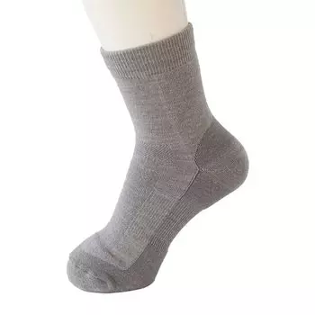 Носки из мериносовой шерсти, поддерживающие носки, серые [Mateller] 25,0~28,0 см серый