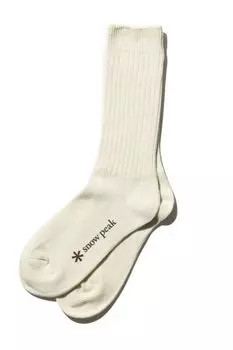 Носки из переработанного хлопка [Snow Peak]