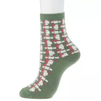 Носки JOE Mall Crew Socks Plaid Pattern 2SA1895 Светло-зеленый [PAUL & ACCESSOIRES] светло-зеленый