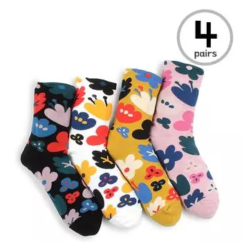 Носки La Fleur French Flower (экипаж, 4 пары) VI14 23cm - 26cm