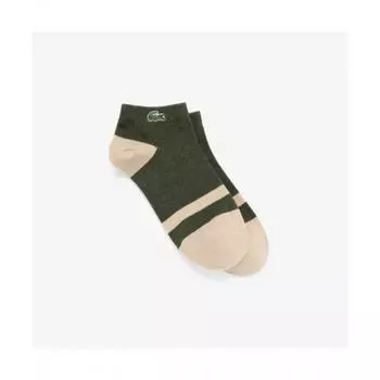 Носки LacoSte Men S Color Block Ankle SockS [хаки] 0TU