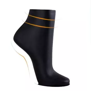 Носки-манекены для ног из ПВХ унисекс, демонстрационные, белые/черные/натуральные чёрный