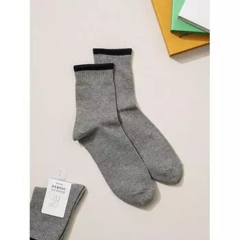 Носки мужские DaiSo S до середины голени серые