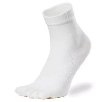 Носки Paper Fiber 5 Two Quarter Socks Unisex Off White Japan M to Japanese size [Goldwin] [C3fit] (эквивалент М)