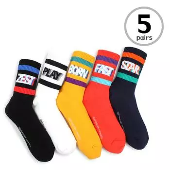 Носки Point Pick Rugby Street Fashion (5 пар) ON15 23cm - 26cm