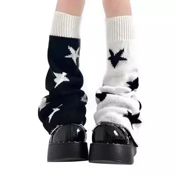 Носки Retro Hot Girl Pile Socks Wide Leg Socks Двусторонние носки One Size