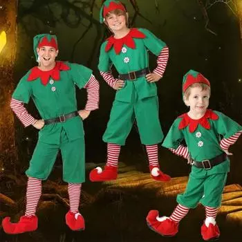 Носки Рождественский костюм для косплея Платье Рождественская вечеринка Аксессуары для вечеринки Представление 130-Female