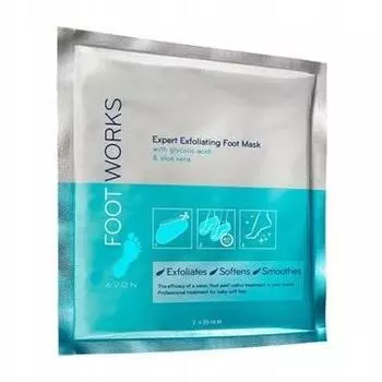 Носки с гликолевой кислотой Avon 39297