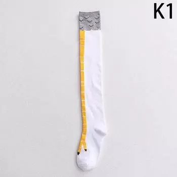 Носки с куриными лапками, женские гольфы выше колена, забавные хлопковые носки с куриными лапками, женские облегающие носки с 3D принтом as the picture