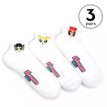 Носки с лицензионным персонажем The Powerpuff Girls N_HJ13 23cm- 25cm
