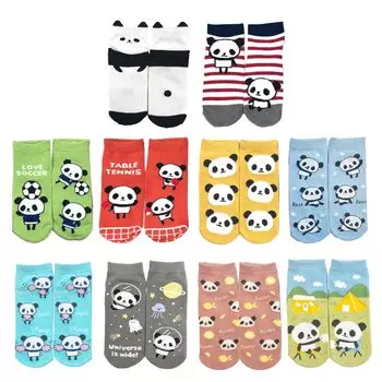 Носки с пандой 10 пар CSW001SETA женские белый