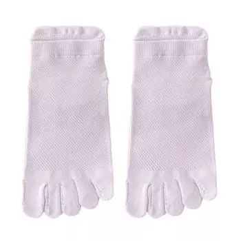 Носки с пятью пальцами для мужчин и женщин, низкие носки без застежек, хлопковые носки, спортивные носки для бега и занятий йогой фиолетовый