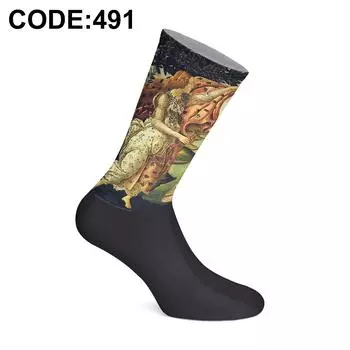 Носки с принтом Botticelli s Birth of Venus, 12 шт.