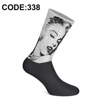 Носки с принтом Мэрилин Монро, 12 шт., культовый голливудский стиль для ваших ног
