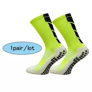 Носки с противоскользящими свойствами, носки для тренировок по бегу, носки для баскетбола, износостойкие, для велоспорта, амортизация, фрикционные полоски Size(38-45)