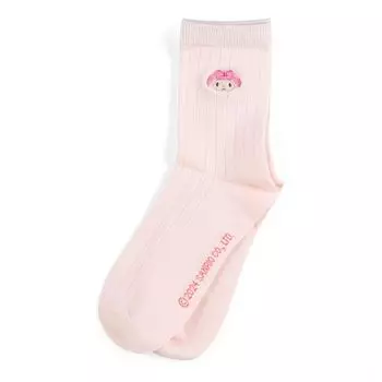 Носки с вышивкой My Melody My my melody персонаж 957381 [Sanrio] размер 23-25см Melody-chan