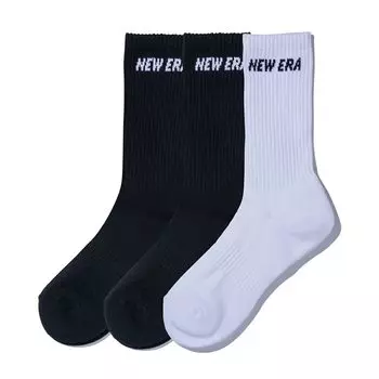 Носки SOCKS CREW 3PAIRS MULTI Черные [New Era] 25-27