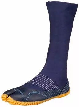 Носки таби Margo, на флисовой подкладке, теплые носки для бега, 12 штук, делюкс, унисекс, темно-синие, размер 26,0 см, 2E