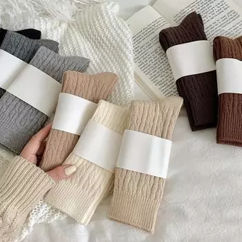 Носки толстые холодные зимние носки теплые студенческие зимние носки коралловый флис нескользящие носки женские носки для женщин One Size